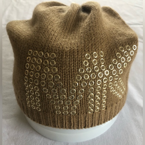 Michael Kors Accessories - VGUC Michael Kors Studded Logo Hat